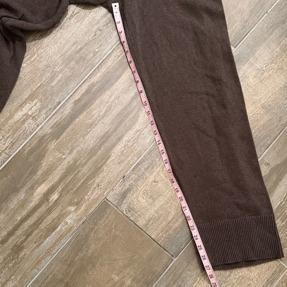 Free People Beach Dark Brown Wide Leg Sweater Pants - Picture 9 of 10